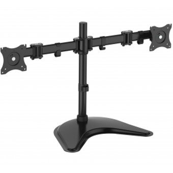 Soporte doble pantalla equip 13pulgadas - 27pulgadas inclinable giratorio 360º max 8 kg vesa max 100x100 1 Soporte doble pantalla equip 13pulgadas - 27pulgadas inclinable giratorio 360º max 8 kg vesa max 100x100
