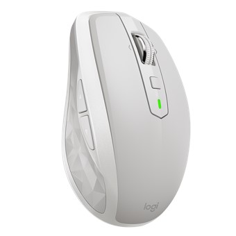 Mouse raton logitech mx anywhere 2s wireles inalambrico y bluetooth gris claro