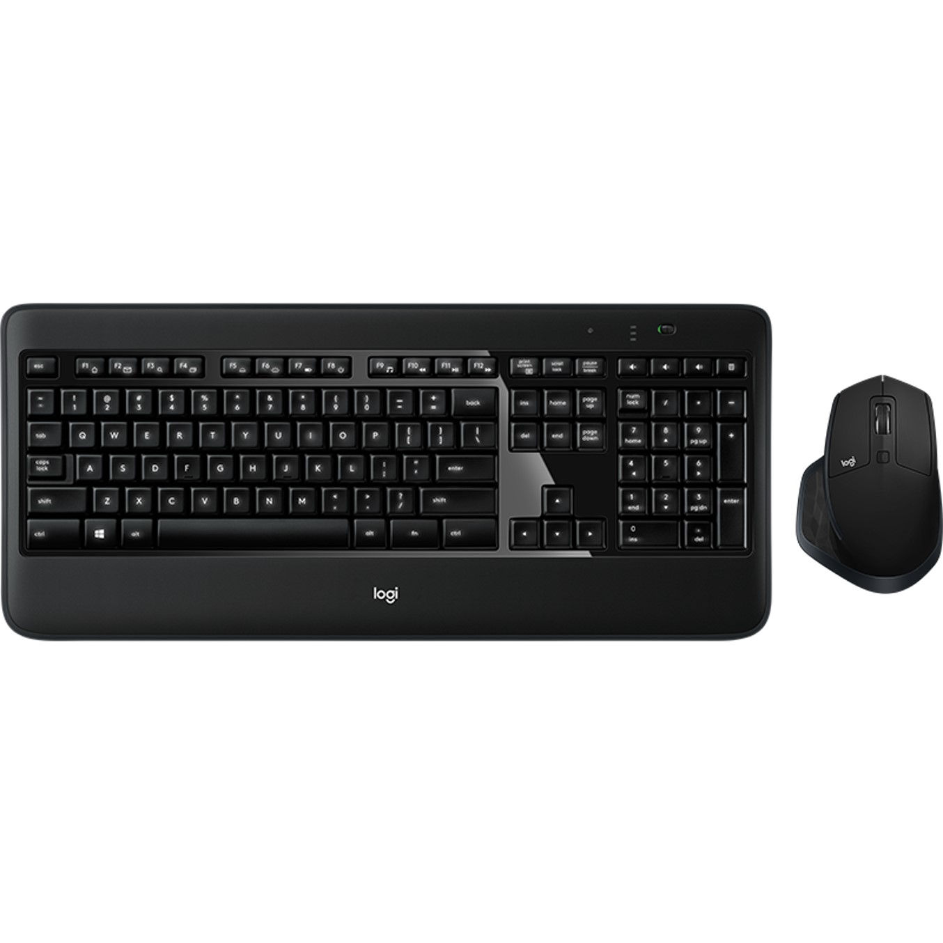 Teclado + mouse logitech mx900 negro laser us (ingles americano)