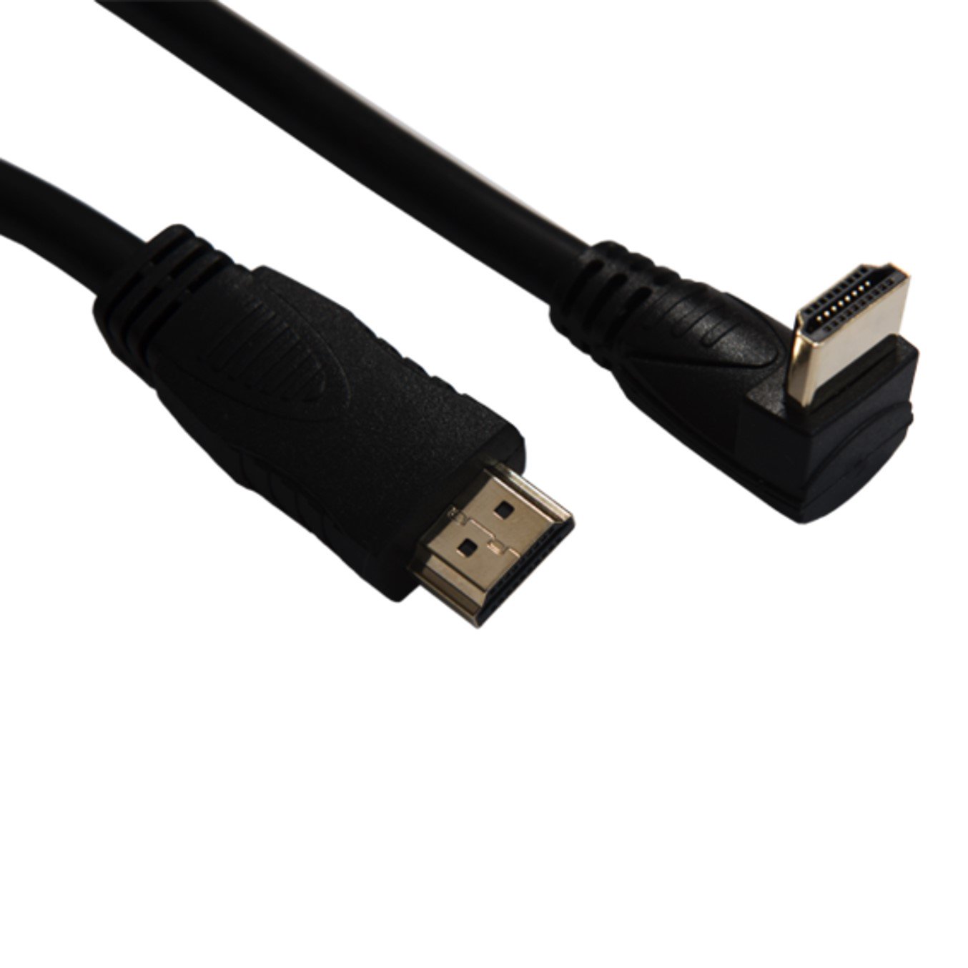 Cable silver ht hdmi 2 Cable silver ht hdmi 2.0 - ethernet - 3d - conex - macho - macho - oro 90º - 3m - negro