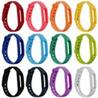 Pulsera compatible para xiaomi mi band 3 y 4 naranja