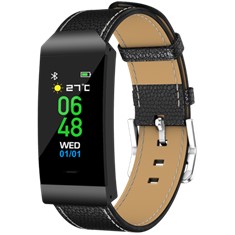 Pulsera reloj deportiva denver bfh - 250 negro -  0.96pulgadas -  bluetooth -  ip68 -  fitnessband