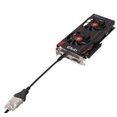Adaptador club 3d mini displayport a dvi cable