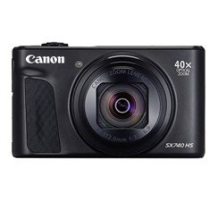 Camara digital canon powershot sx740 hs 20.3mp -  zoom 80x -  zo 40x -  3'' -  full hd -  wifi -  negra