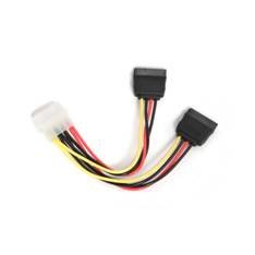 Cable de alimentacion corriente cc - sata - psy molex a 2 sata i -  0.15m