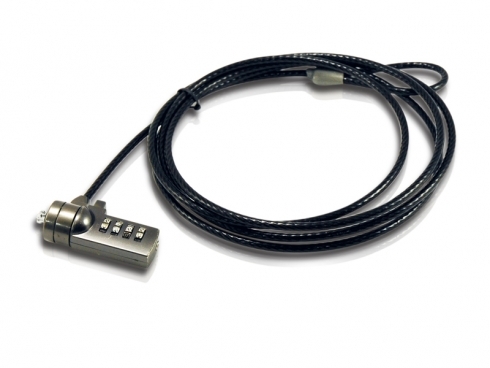 Cable de seguridad coneptronic para portatiles 1 Cable de seguridad coneptronic para portatiles 1.8m combinacion