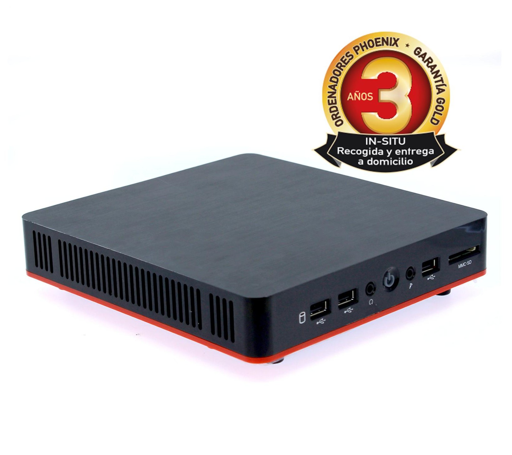 Ordenador phoenix compact intel celeron 4gb ddr3 240 gb ssd wifi usb vesa 100x100