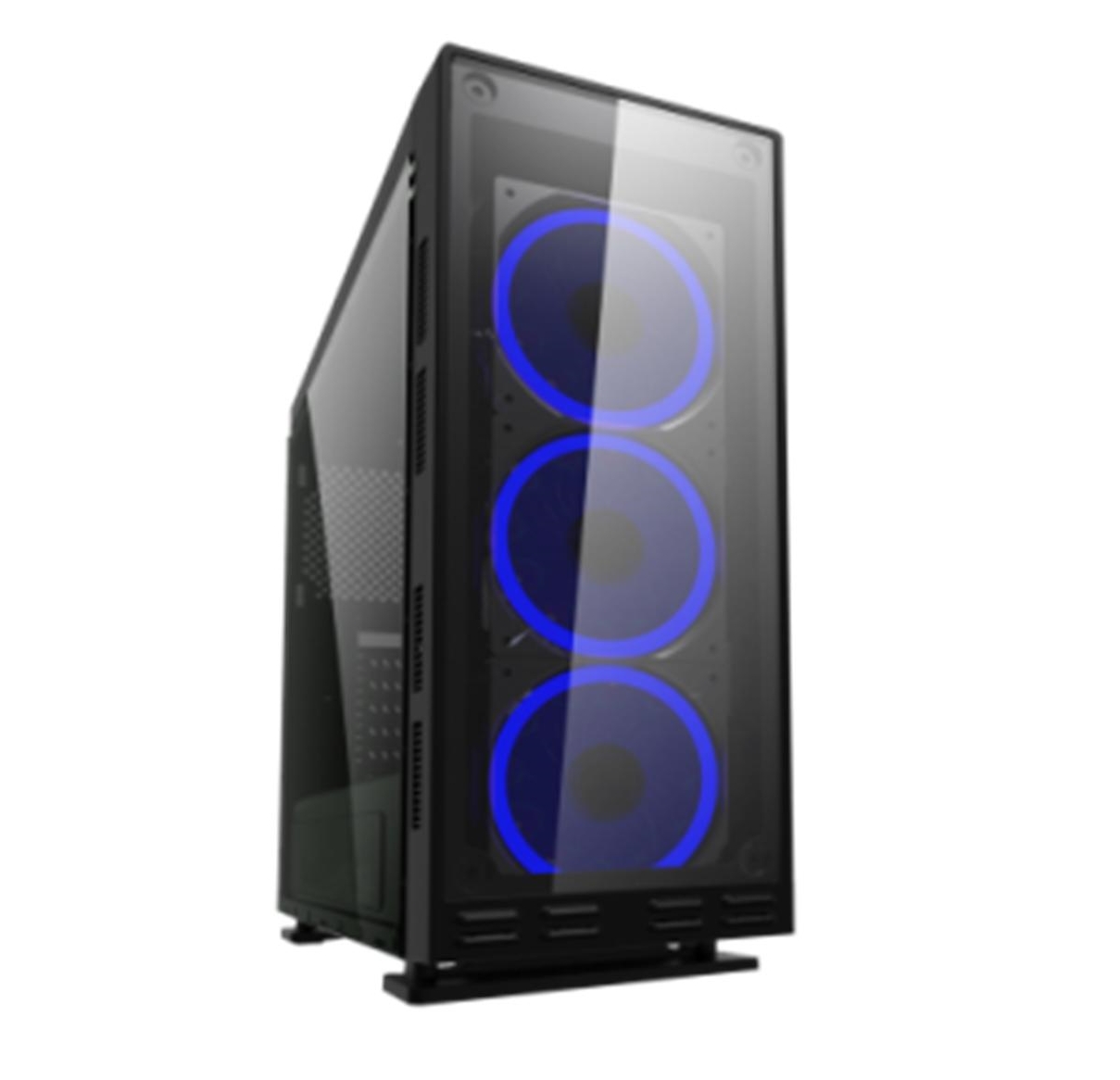 Caja ordenador gaming coolbox deepflash rgb atx usb sin fuente