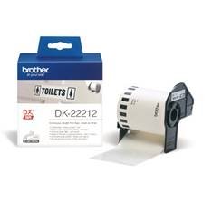Etiquetas cinta continua brother pelicula plastica blanca dk22212 29mmx30.48 ql - 1050 -  ql - 1050n - ql - 1060n - ql - 500 - ql - 500a -  ql - 550 -  ql - 560 -  ql - 560vp -  ql - 570 -  ql - 580n -  ql - 650td -  ql - 700 -  ql - 710w -  ql - 720nw -  ql - 1050