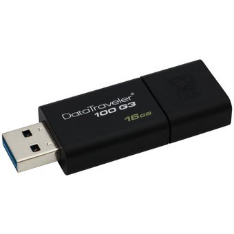 Memoria usb 3 Memoria usb 3.0 kingston 16gb datatraveler 100 g3 negro