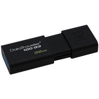 Memoria usb 3 Memoria usb 3.0 kingston 32gb datatraveler 100 g3 negro pack 3 unidades