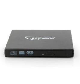 Regrabadora gembird dvd rw slim externa usb negro 1 Regrabadora gembird dvd rw slim externa usb negro