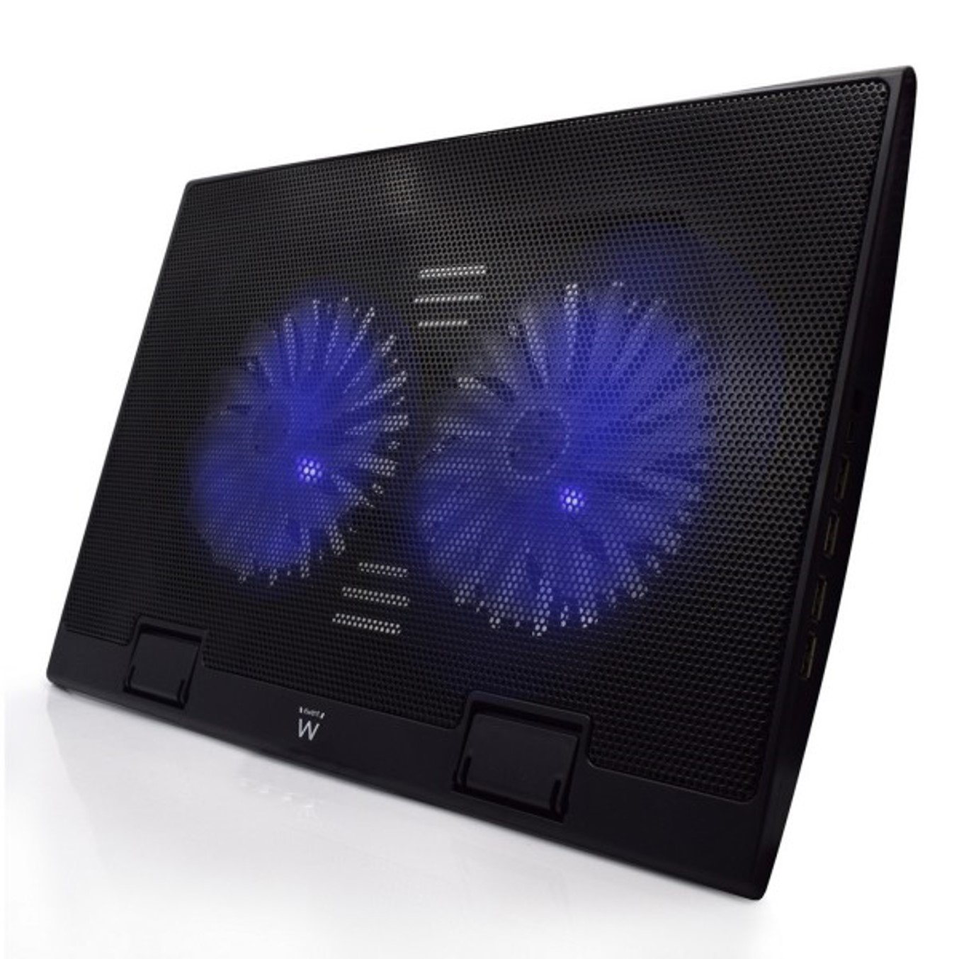 Soporte - base refrigeracion para ordenador portatil ewent ew1257 - 2 ventiladores - 4 usb 2.0 - hasta 17pulgadas