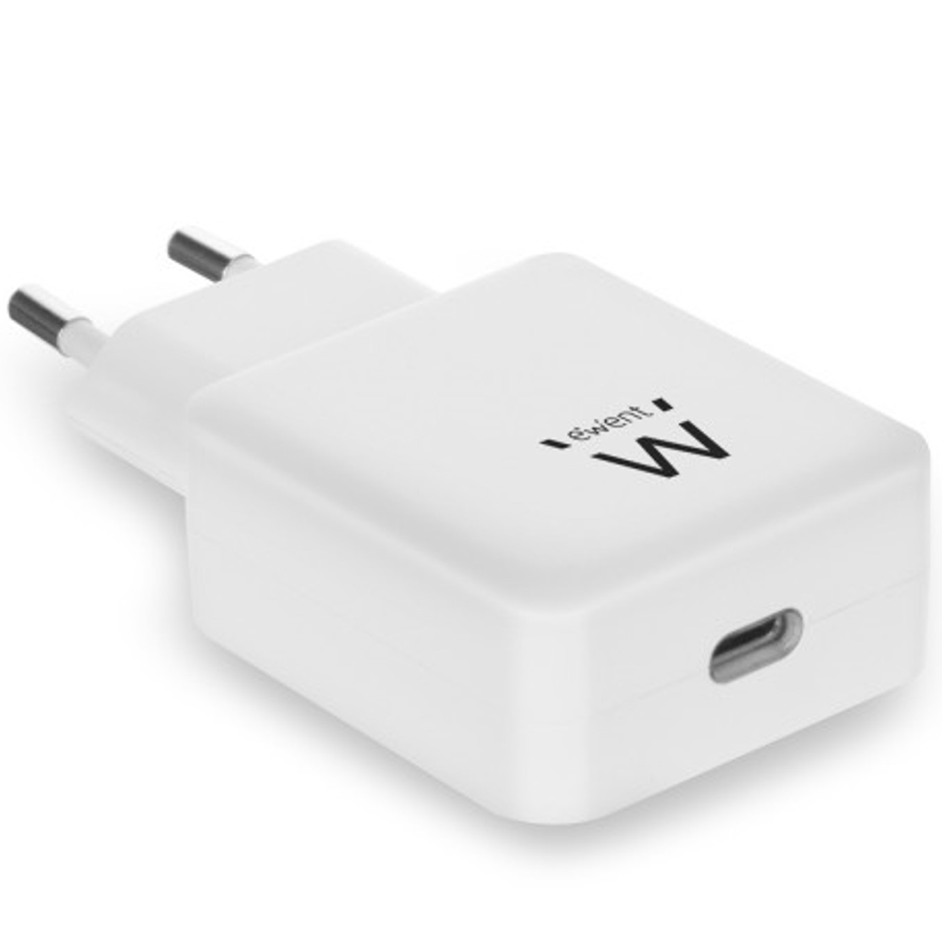 Cargador usb - c ewent ew1315 18w 1 puerto