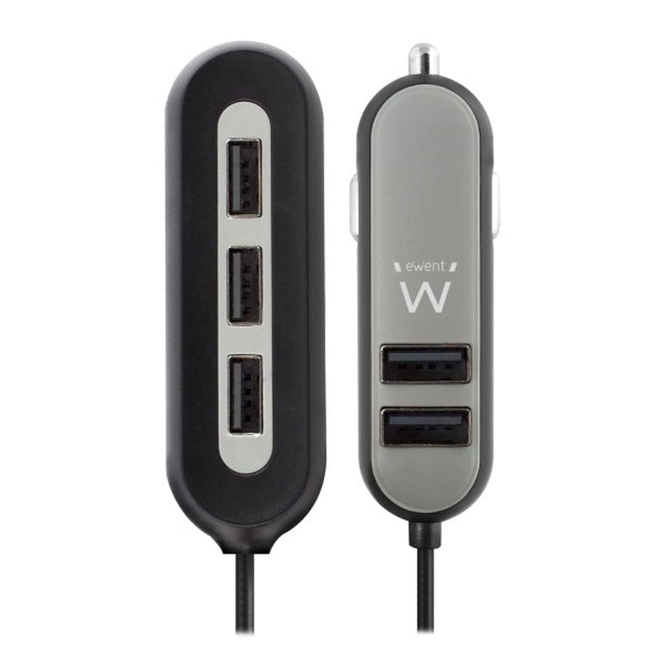 Cargador usb ewent para coche - 5 puertos - 54w 1 Cargador usb ewent para coche - 5 puertos - 54w
