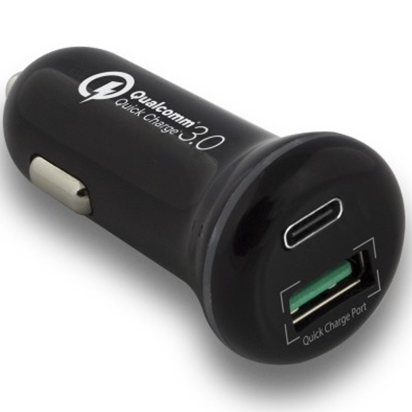 Cargador usb - c - usb - a ewent para coche ew1356 - 36w - negro