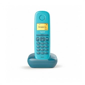Telefono fijo inalambrico gigaset a170 azul 50 numeros agenda -  10 tonos