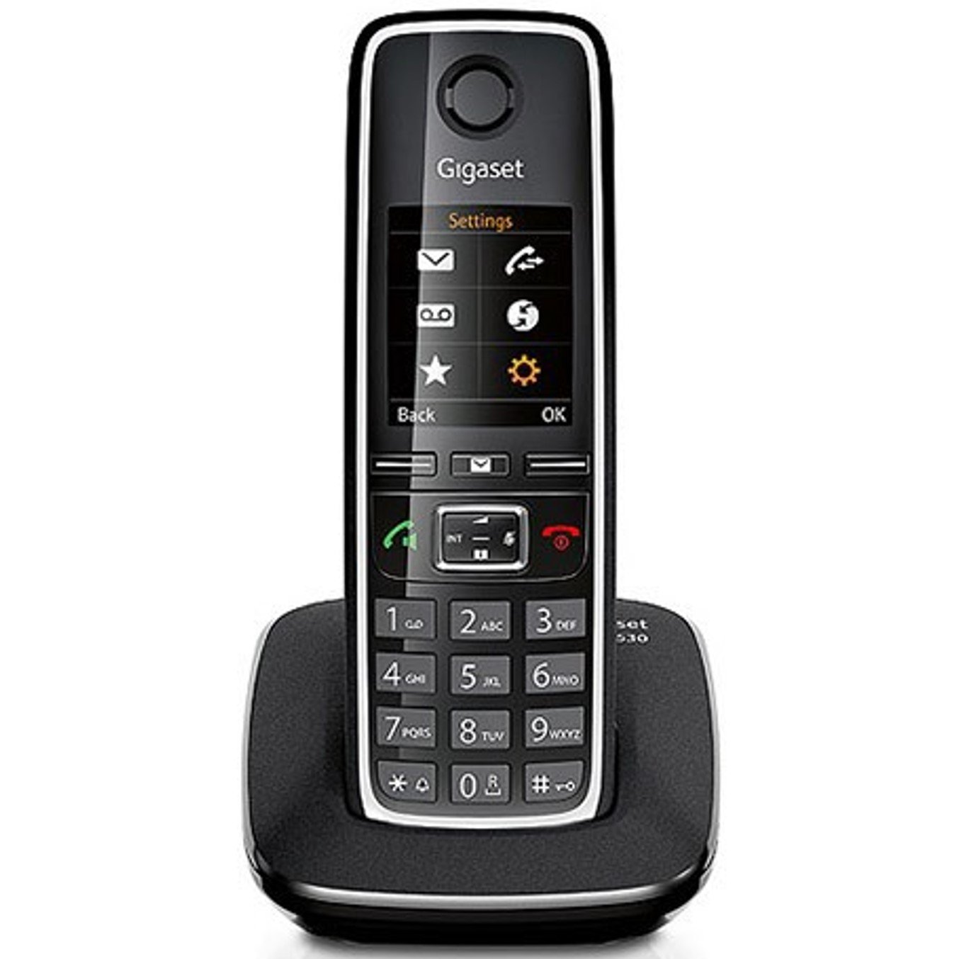 Telefono fijo inalambrico gigaset c530 150 numeros agenda - 30 tonos