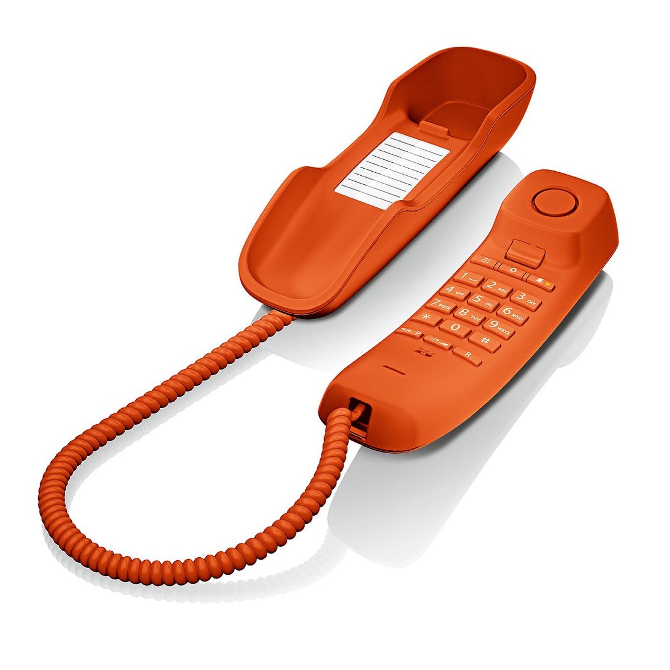 Telefono fijo gigaset da210 naranja 3 tonos