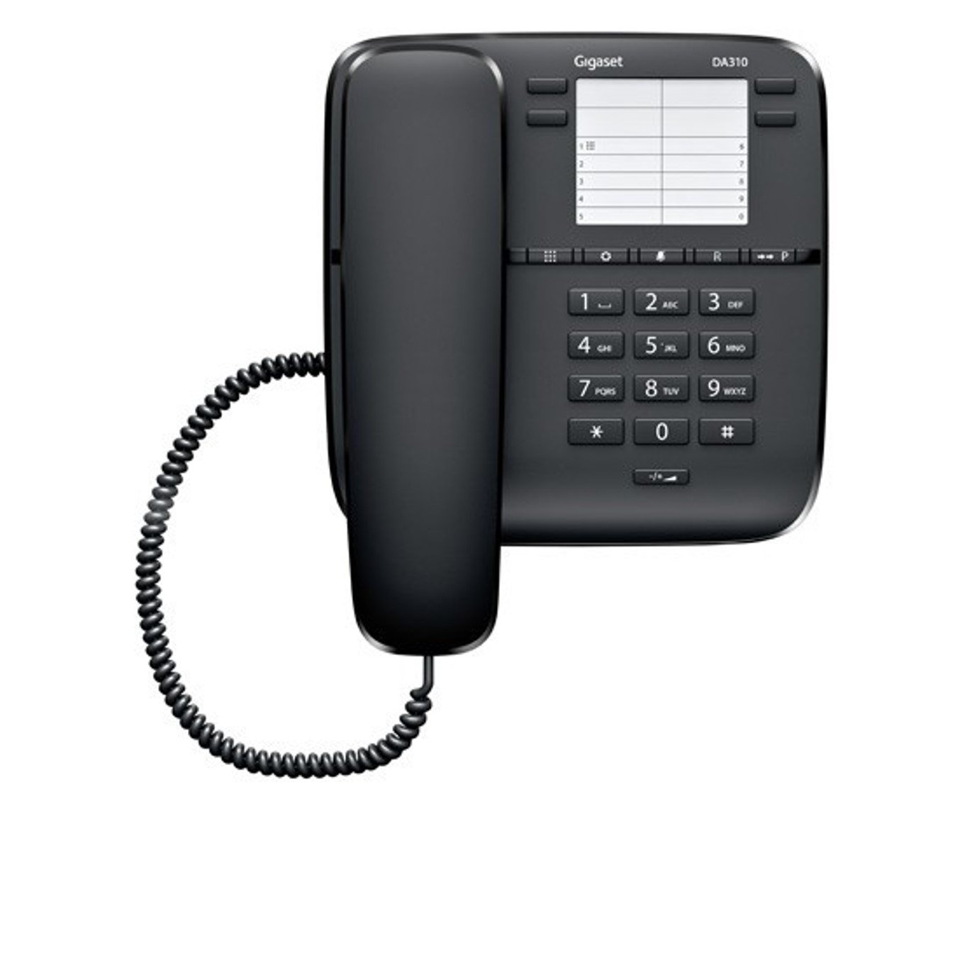 Telefono fijo gigaset da310 negro 3 tonos