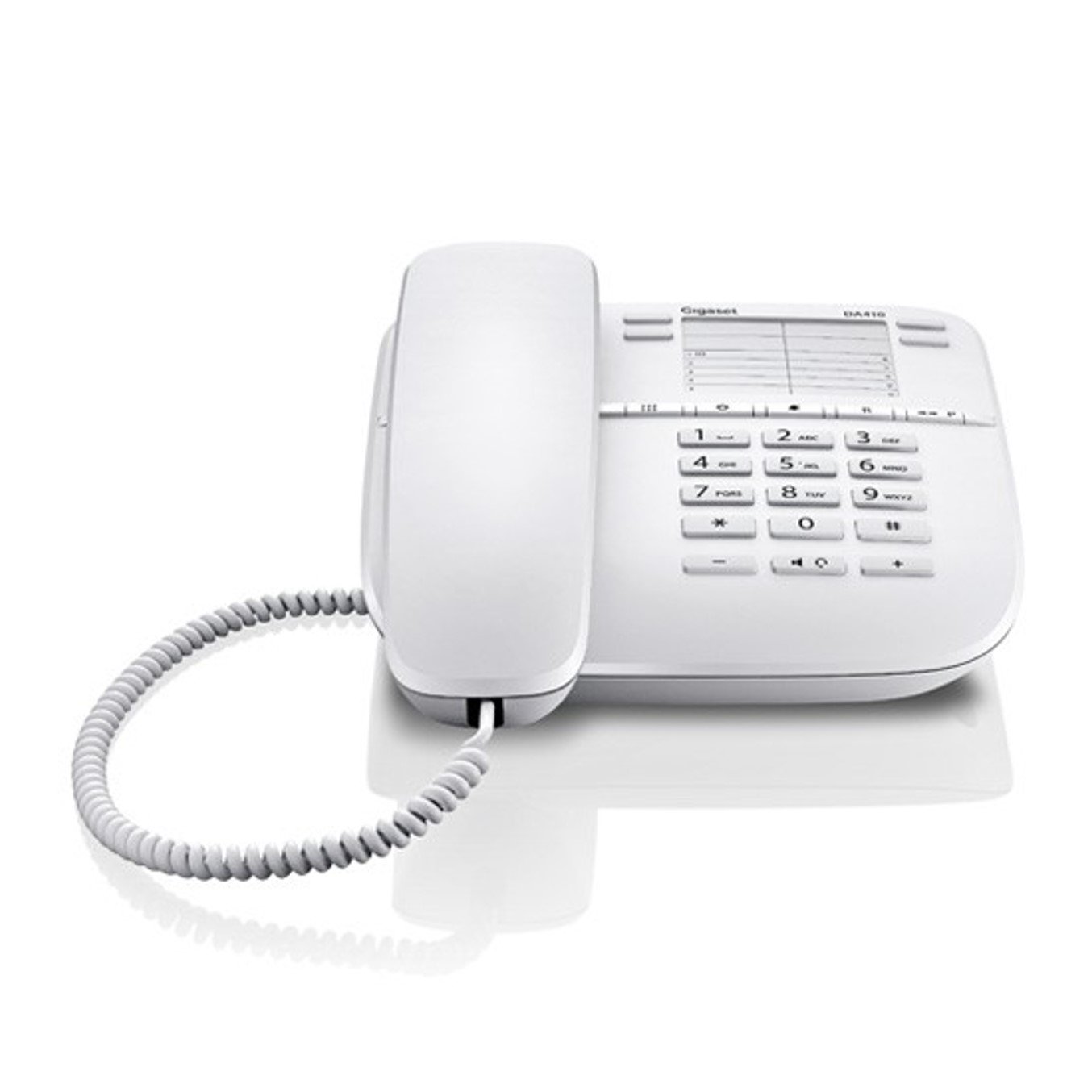 Telefono fijo gigaset da410 blanco 10 tonos