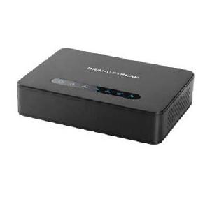 Adaptador telefonico analogico grandstream ht814 ata 4x fsx gigabyte router nat integrado