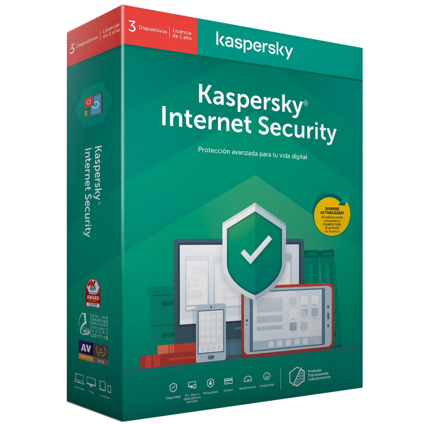 Antivirus kaspersky kis 2020 multi dispositivo 3 licencias