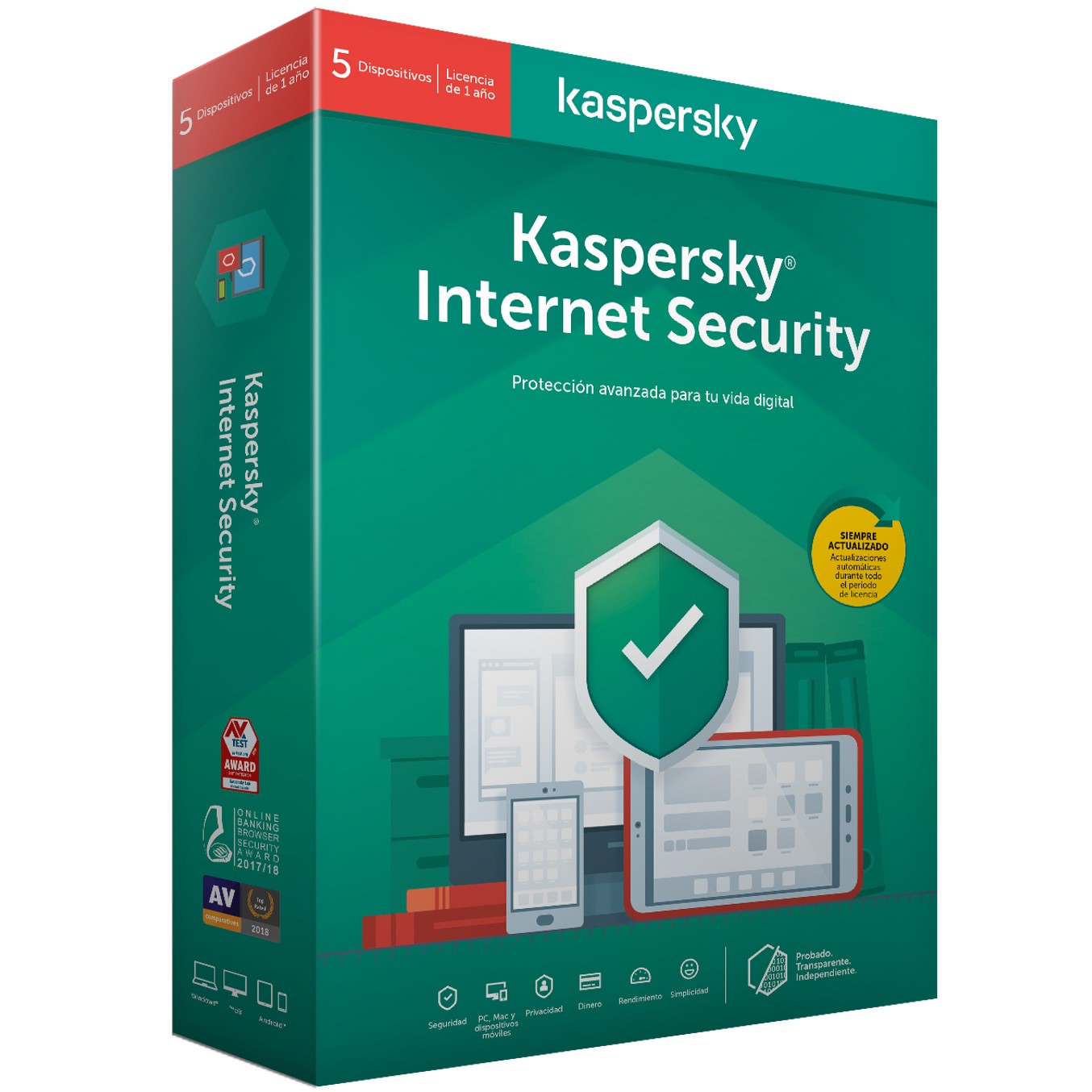 Antivirus kaspersky kis 2020 multi dispositivo 5 licencias