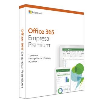 Office 365 busines premium empresas suscripcion 1 año en caja