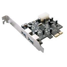 Tarjeta pci express x1 2 puertos usb 3.0 5gbps perfil bajo