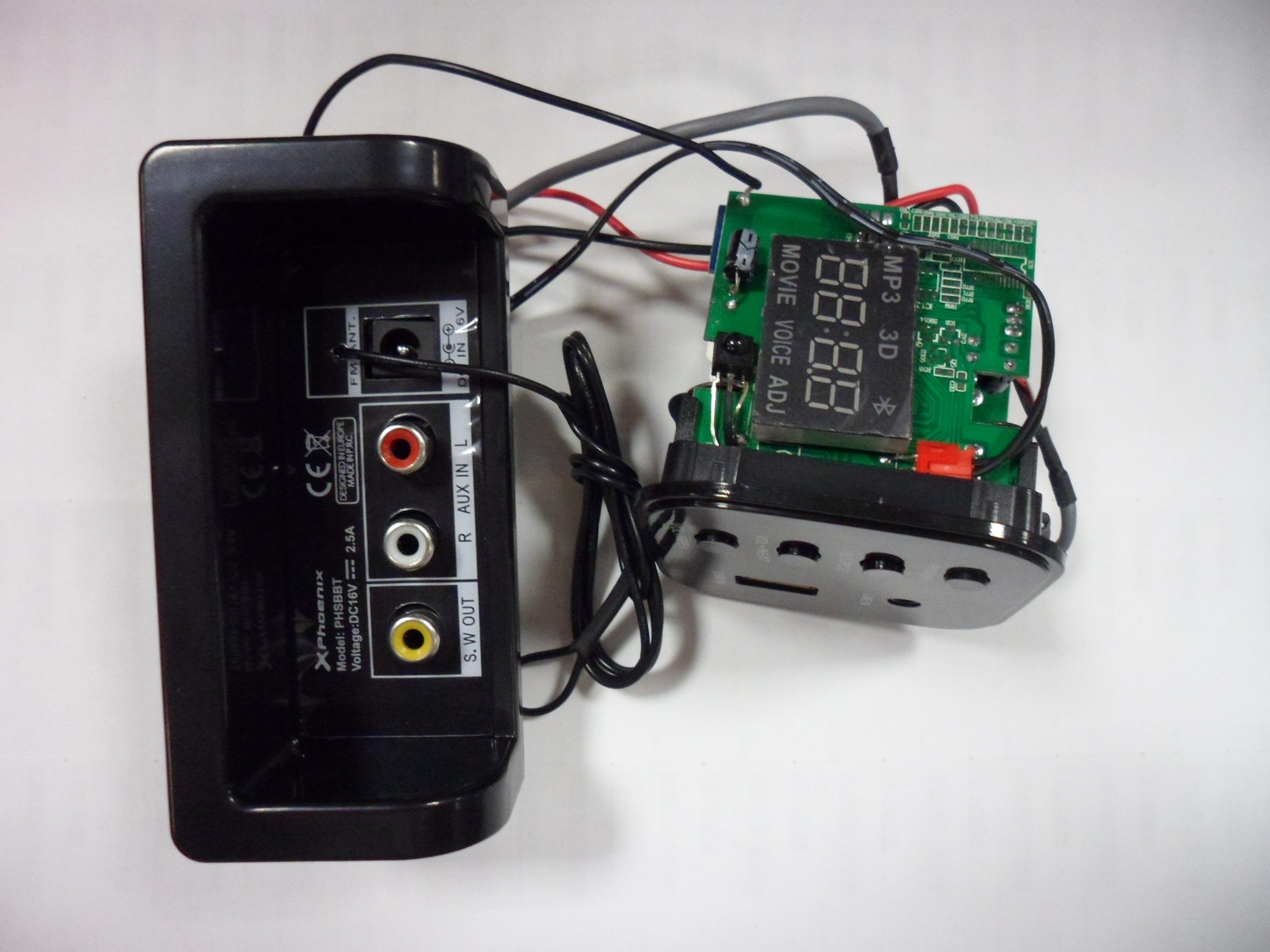 Repuesto kit placa base barra sonido phoenix phsbbt