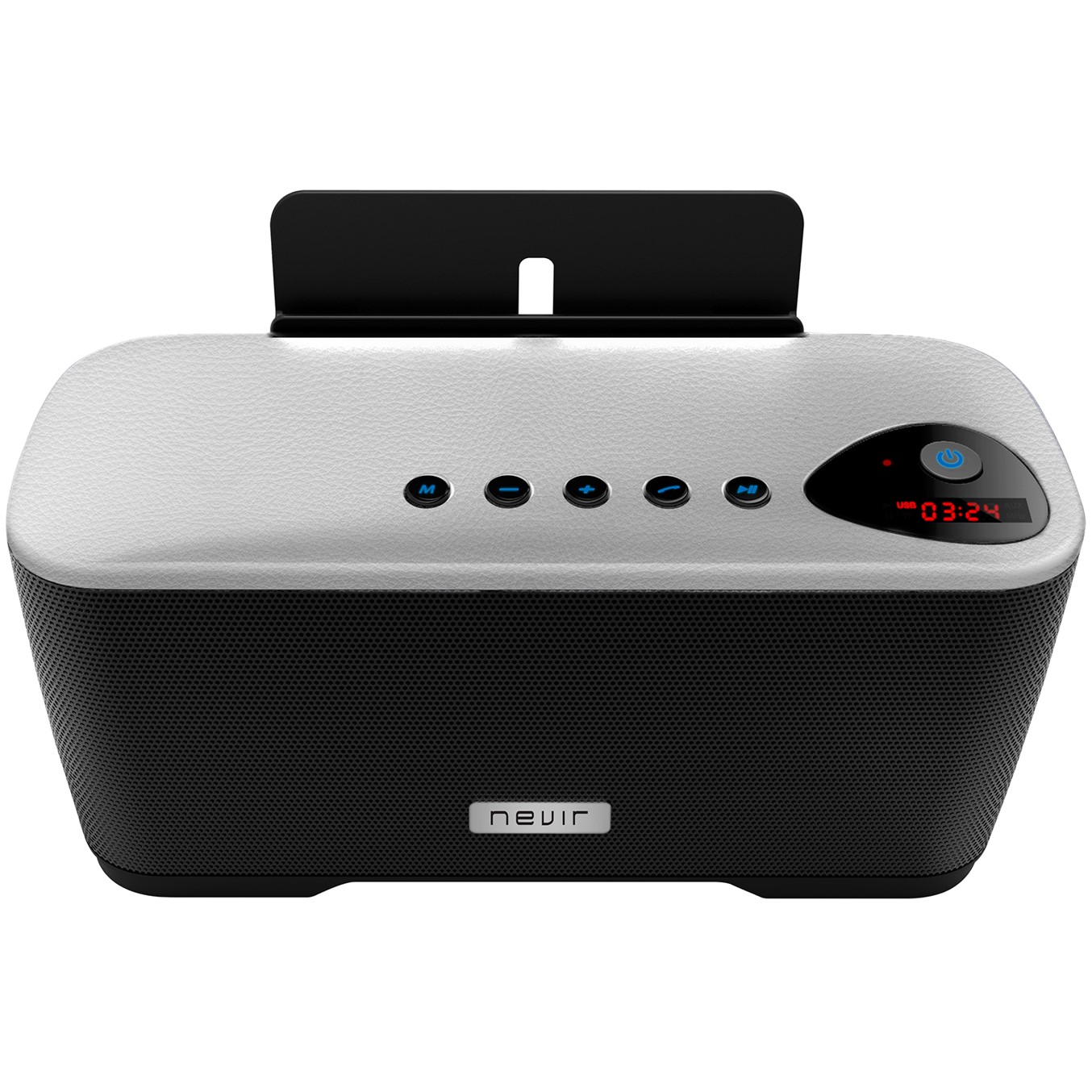 Altavoz bluetooth con radio nevir nvr - 810 2.1 10w +10w microsd usb