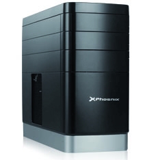 Caja ordenador semitorre micro atx phoenix ph2503 negro plata 1 Caja ordenador semitorre micro atx phoenix ph2503 negro plata
