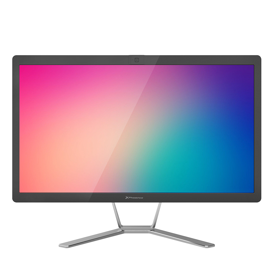 Barebone all in one aio tactil phoenix pantalla led 21.5''slim usb hd audio lector memoria webcam no incluye fuente de alimentacion