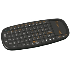 Mini teclado phoenix bluekey presenter bluetooth mini receptor usb con touchpad y puntero laser