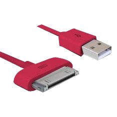 Cable de carga y sincronizacion phoenix para dispositivos apple iphone ipad 1.5m fucsia