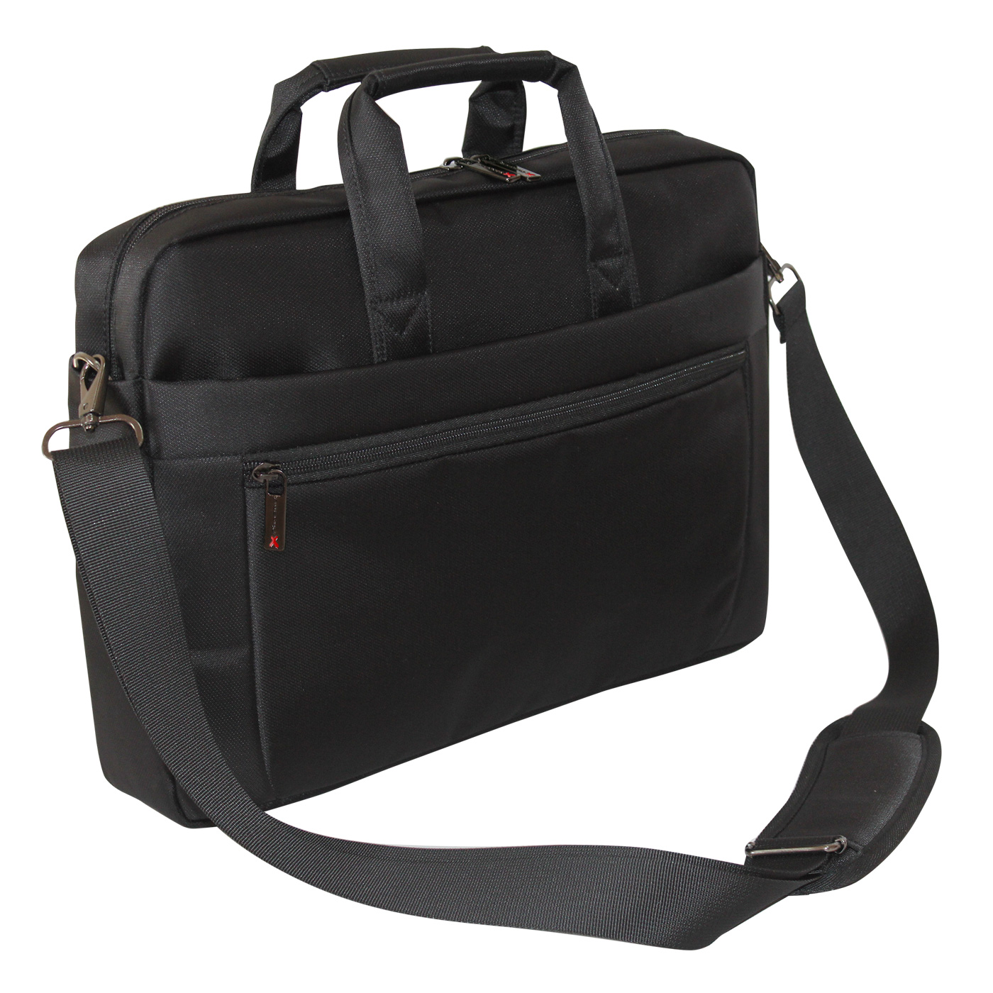Maletin portatil phoenix phderbyb  hasta 15.6pulgadas - bandolera - 4 compartimentos - negro