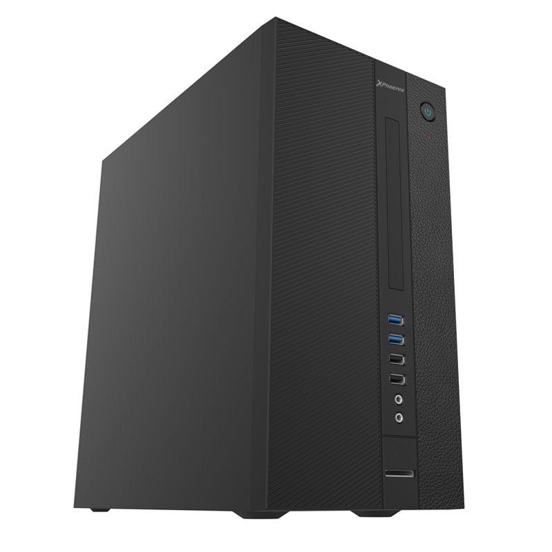 Caja ordenador sobremesa phoenix micro atx - 2 usb 3.0 - 2 usb 2.0 - lector de tarjetas