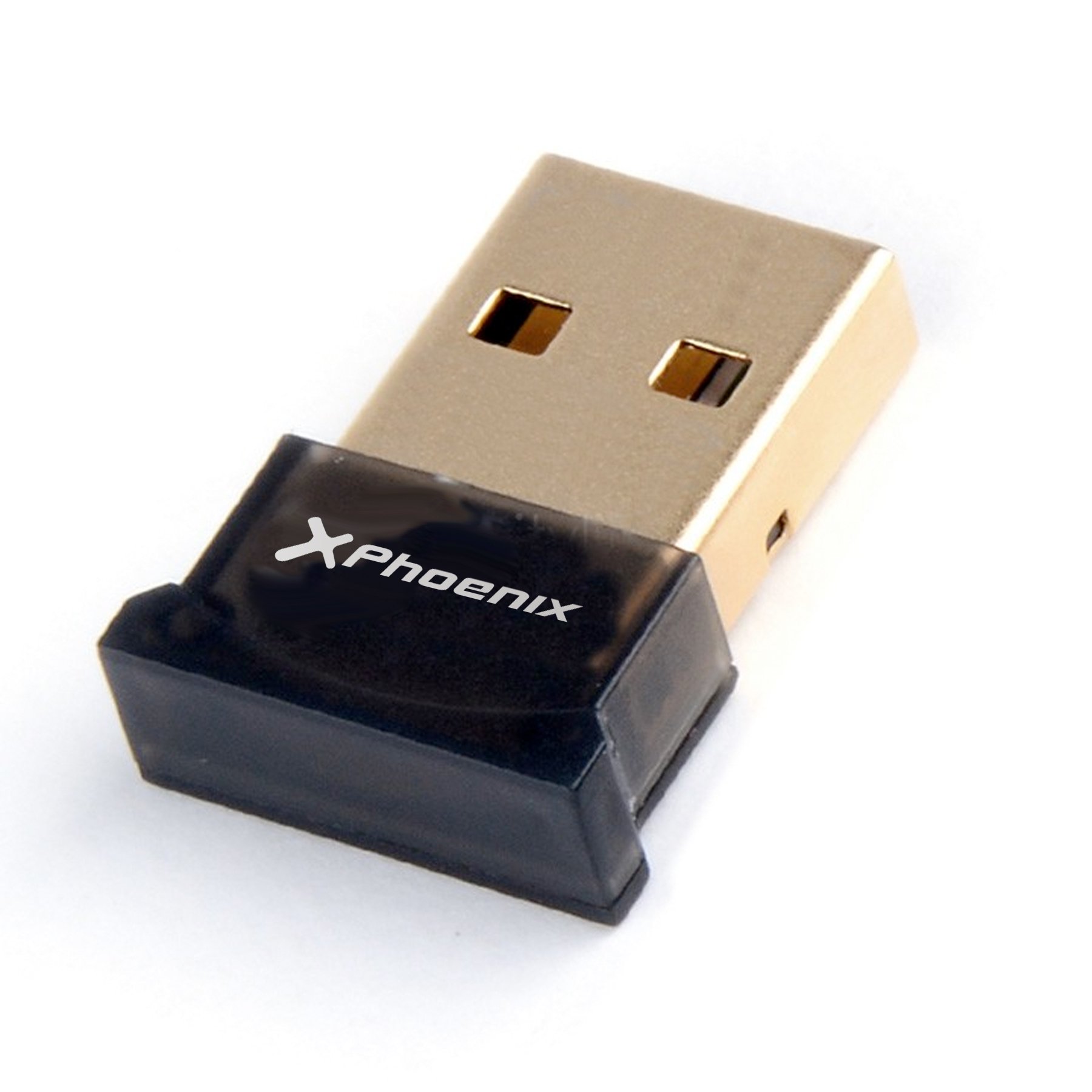 Adaptador bluetooth 4.0 phoenix phusbbtadapter nano dongle usb 2.0 plug and play valido para pc  valido windows -  mac os negro