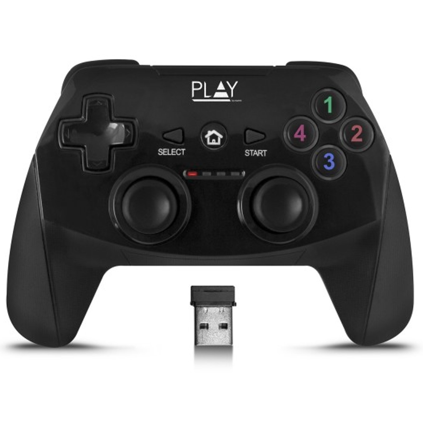 Mando gamepad ewent pl3331 usb inalambrico para pc
