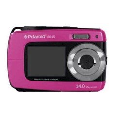 Camara digital polaroid if045 rosa 14mp doble pantalla 2.7 - 1.8 sumergible 3mts