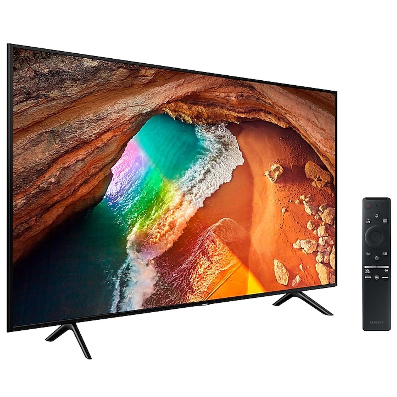 Tv samsung 55pulgadas qled 4k uhd -  qe55q60ratxxc -  q hdr -  smart tv -  4 hdmi -  2 usb -  wifi -  tdt2 -  satelite