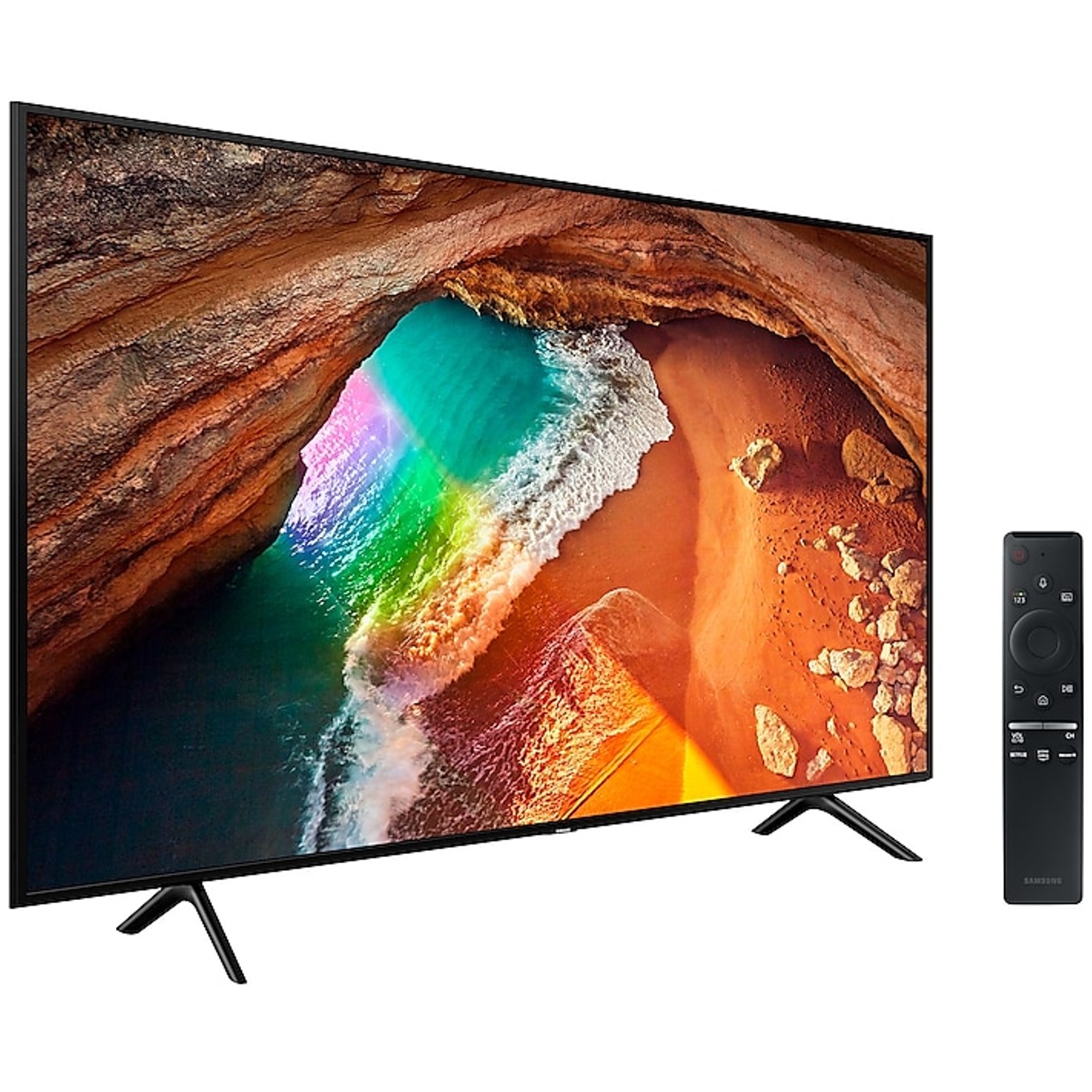 Tv samsung 65pulgadas qled 4k uhd -  qe65q60ratxxc -  q hdr -  smart tv -  4 hdmi -  2 usb -  wifi -  tdt2 -  satelite