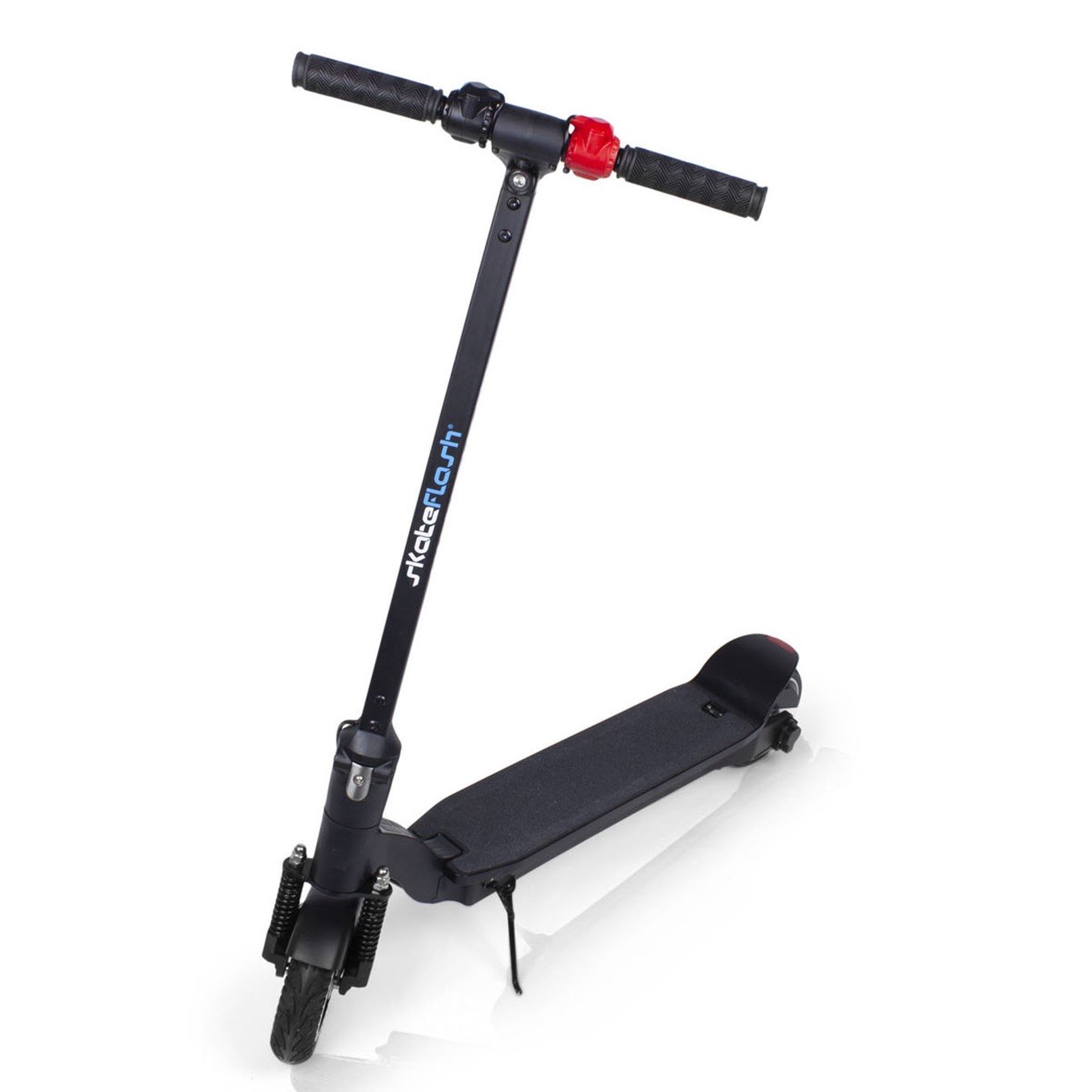 Patinete scooter hoverboard electrico skateflash up negro rueda delantera 8.5pulgadas rueda trasera 6.5pulgadas bateria 4a 30km - h