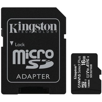 Tarjeta memoria micro secure digital sd hc 16gb kingston canvas select plus clase 10 uhs - 1 + adaptador sd 1 Tarjeta memoria micro secure digital sd hc 16gb kingston canvas select plus clase 10 uhs - 1 + adaptador sd