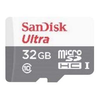 Tarjeta memoria micro secure digital sd hc + adaptador sandisk - 32gb - clase 10 - sdhc 80mb - s