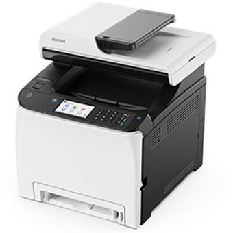 Multifuncion ricoh laser color sp 260sfnw fax - a4 - 20ppm - 256mb - usb - red - wifi - adf 35 hojas - duplex
