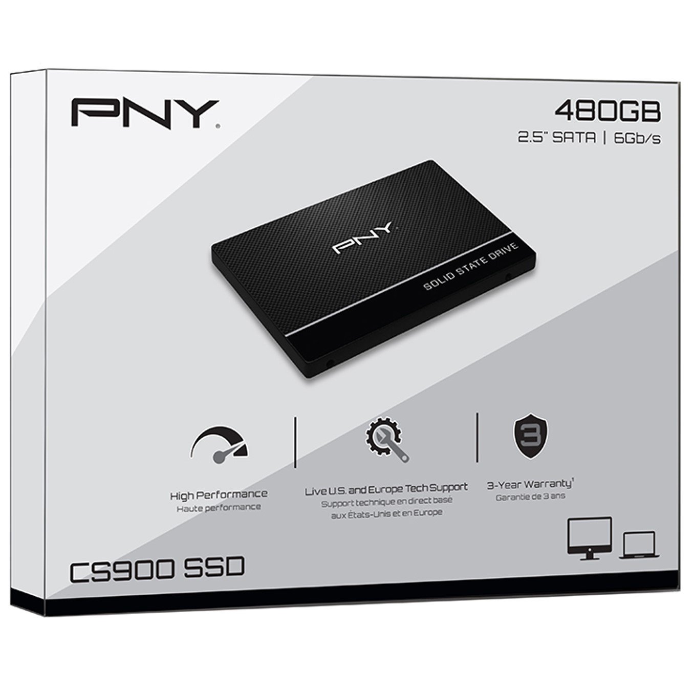 Disco duro interno solido hdd ssd pny cs900 480gb 2 Disco duro interno solido hdd ssd pny cs900 480gb 2.5pulgadas sata iii