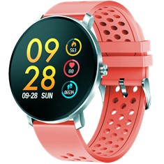 Pulsera reloj deportiva denver sw - 171 rosa -  smartwatch -  ips -  1.3pulgadas -   bluetooth -  ip67