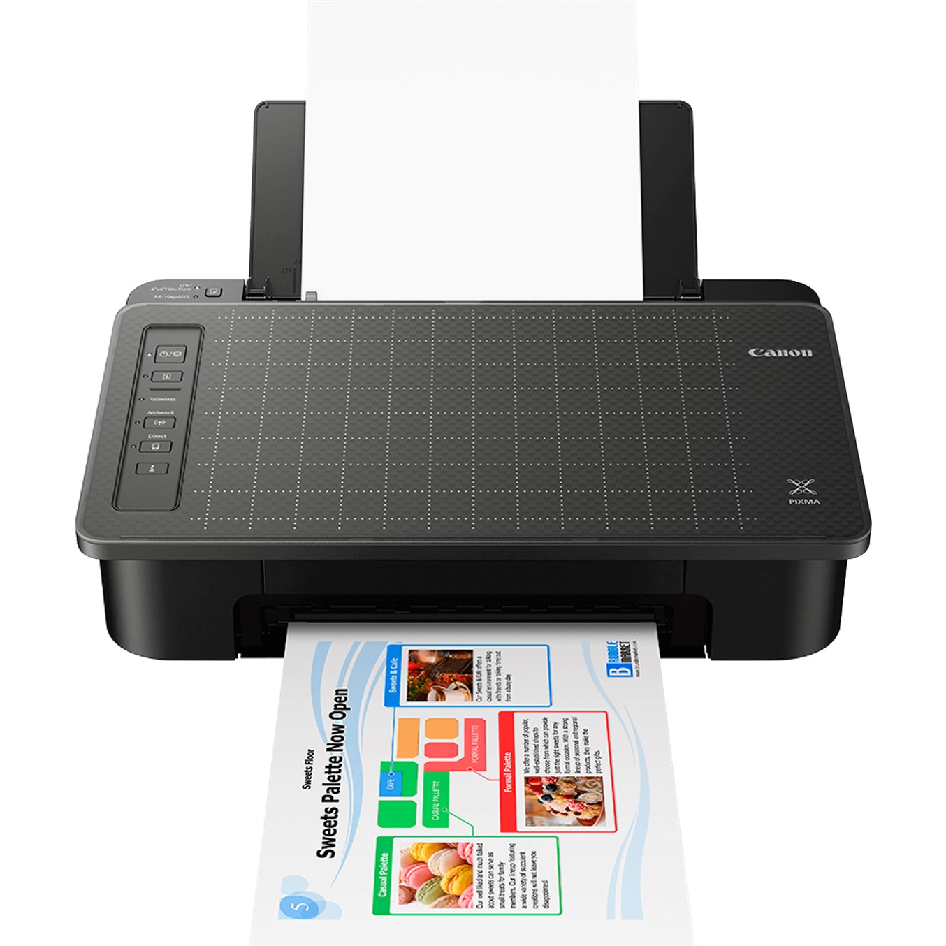 Impresora canon ts305 inyeccion color pixma a4 - 7.7ppm - 4800x1200ppp - wifi - usb - bluetooth